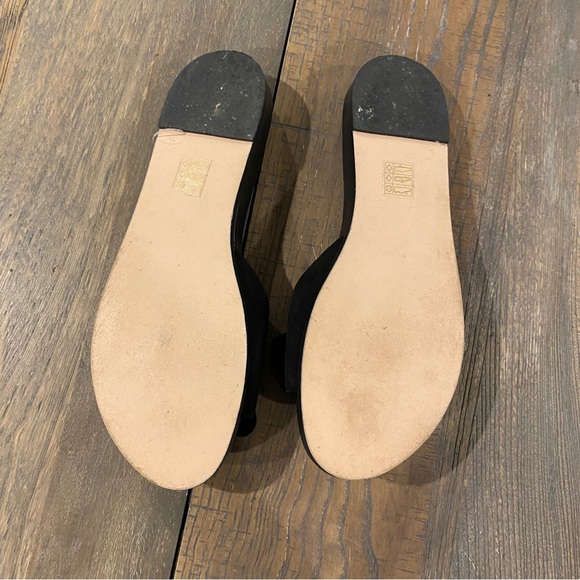 New Jcrew Bedford Bow surfed and leather sandals black US 8 - Picture 5 of 5